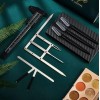 Kit De Regla Microblading Diseño Compas Cejas Perfectas 6pcs