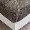 Fitted Sheet 180 x 200 cm - Tropical Leaf Pattern