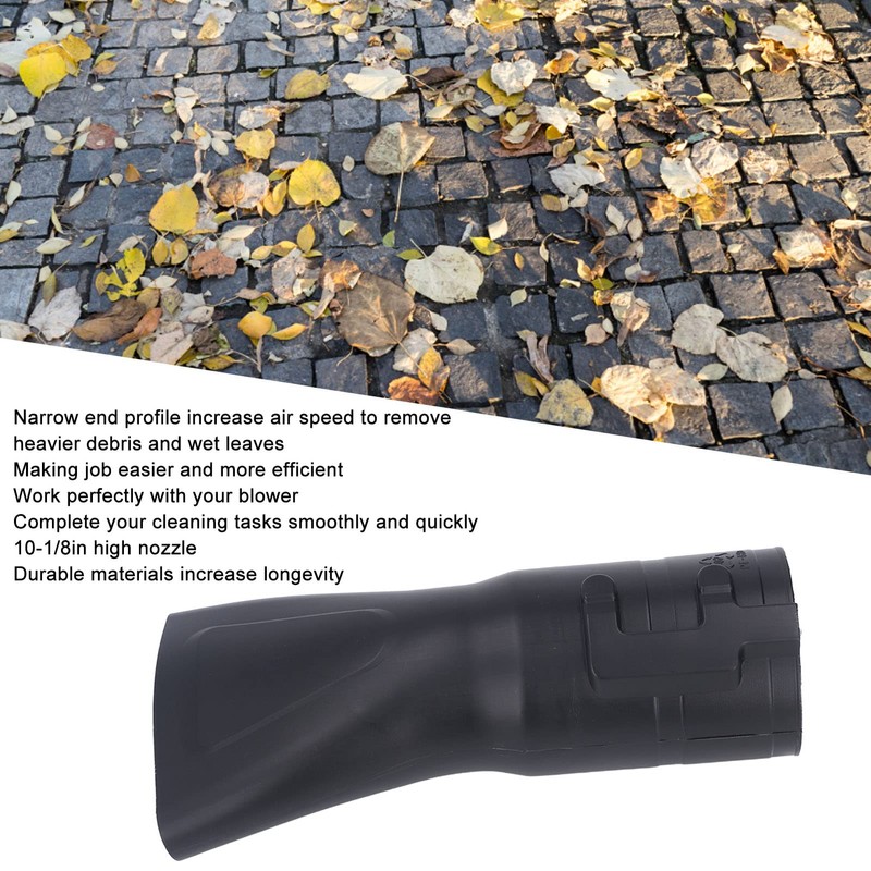 Leaf Blower Nozzle, Quick Drying Blower Flat End Nozzle Attachment