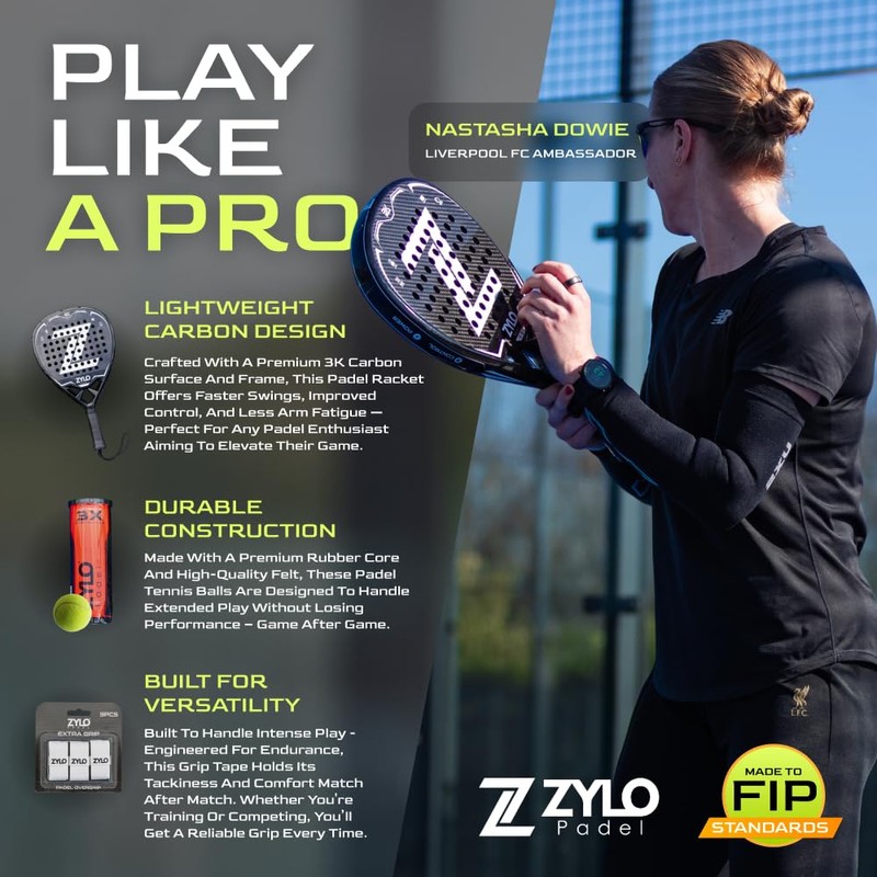 Zylo Advanced Padel Balls - Premium High-Performance Padel Balls for
