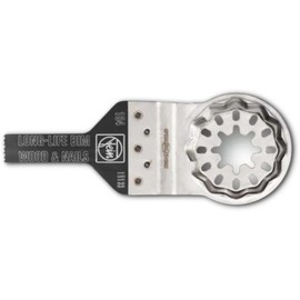 Fein Starlock E-Cut Long-Life Saw Blade - Precision Cutting for Wood, Drywall & Plastics, Bimetal with Teeth Set, Short, 3/8" Width, 1-1/8" Length - 63502184260
