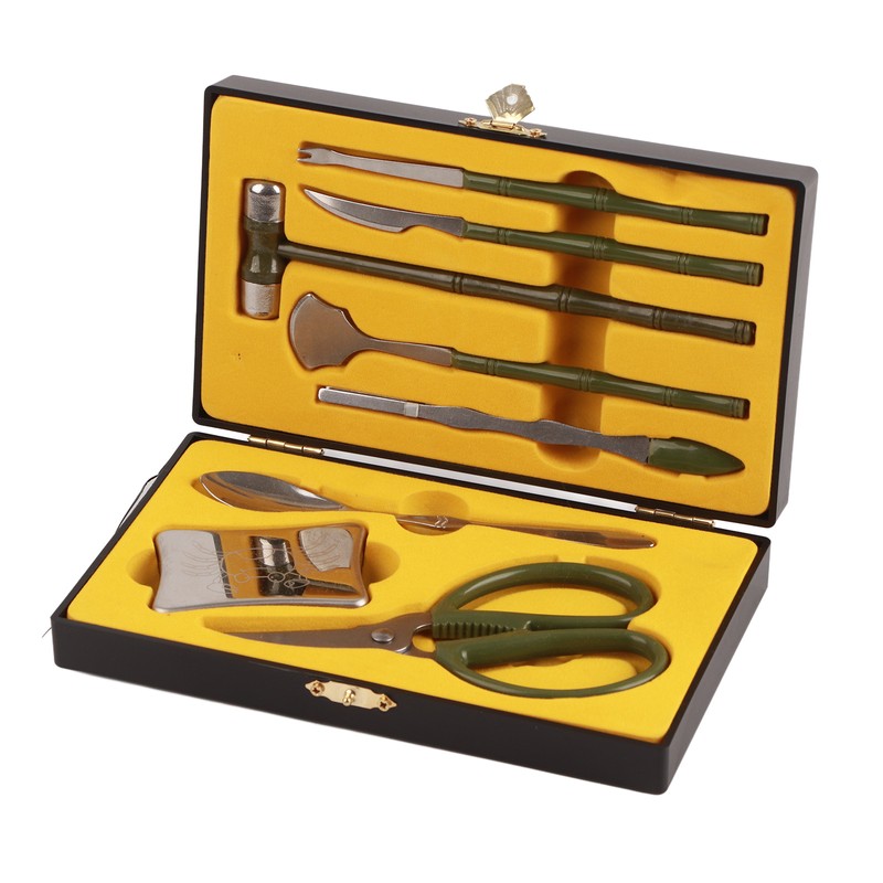 8PCS Lobster Crab Cracker Tools Stainless Steel Seafood Claw Tool