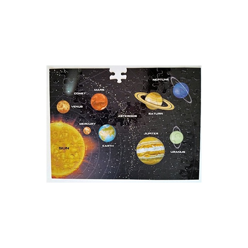 GEOTOYS Magnetic Puzzle Solar System, 1 EA