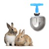 10Pcs Rabbit Drinking Water Bowl, Stainless Steel Rabbit Drinker, Rabbit