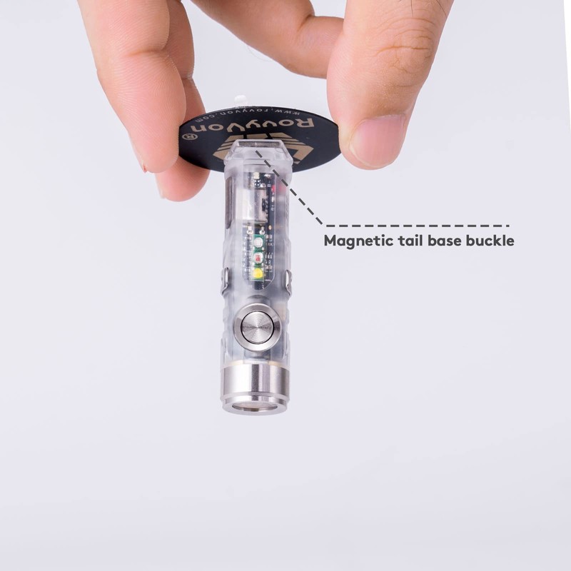RovyVon 4th USB-C Aurora A8 EDC Flashlight, 6500K LED Max