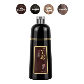Shampoo En Tinte Cubre Canas 100% Meidu Sinamoniaco Jengibre