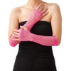 OTPEH Lone Fishnet Gloves Fingerless For Women Fish Net Arm