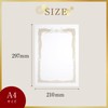 A4 Vertical, Horizontal Writing, White, 10 Sheets, Compatible with A4