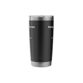 Anti Zohran Mamdani No Mamdani NYC Political Humor Meme Joke Stainless Steel Insulated Tumbler