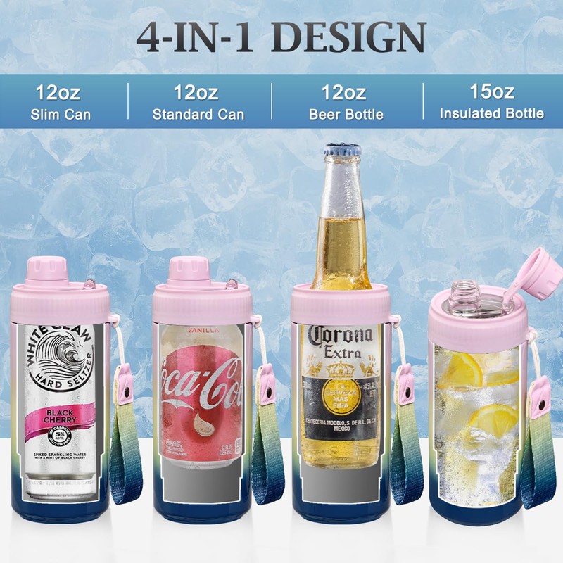 MAXSO Sealed Can Cooler Fizz Lid Can Cover for 12