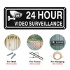 M METERXITY 2-Pack 24 Hour Video Surveillance Sign, 10" x