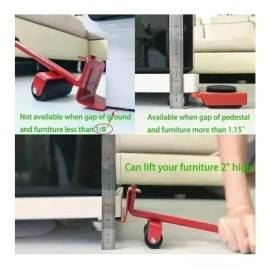 Molin Dollins Set Levantador De Muebles Multifuncinal Universal