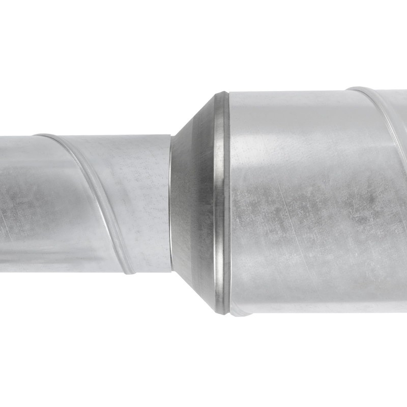 12" to 8" Inch Galvanized Steel Round Duct Reducer -