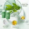 * Mascarilla Facial De Limpieza Profunda Té Verde -lwb