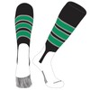 PEAR SOX OTC Baseball Softball Stirrup Socks (C, 7in) Black,