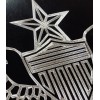 BLVD Engraved Senior Army Aviator Wings Car Tag Diamond Etched