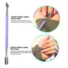 Cuticle Trimmer with Cuticle Pusher Professional Stainless Steel Cuticle Cutter