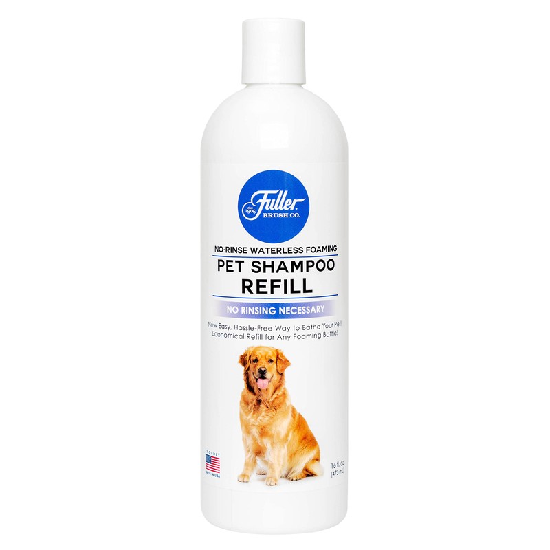 Fuller Brush No‑Rinse Waterless Foaming Pet Shampoo – 16 oz Refill