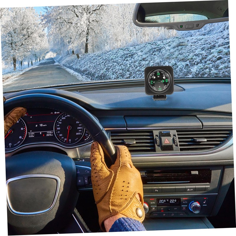 GLEAVI Car Compass Vehicle Car Mount Compass Handheld Compass Ball
