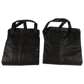 Namvo 2-Piece Suit Bag Black Men's Suit Bag Dust Bag Suit Cover with Carry Handle and Zip Suit Bag Suitable for Suit and Jacket