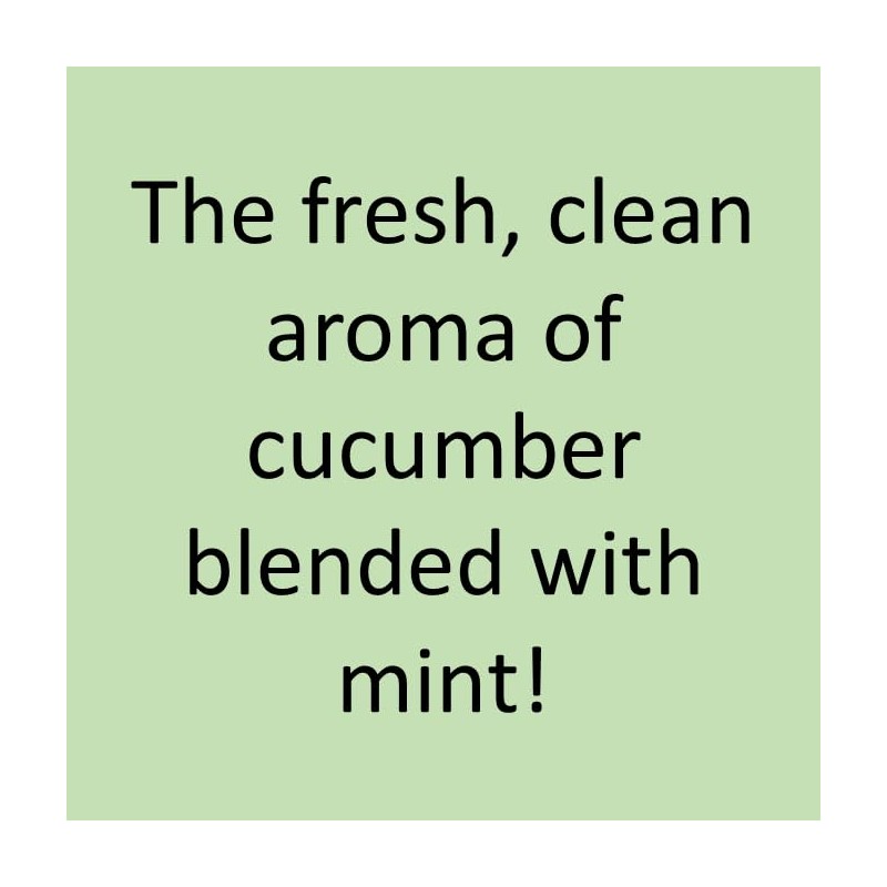 Cucumber Mint Scented Soy Wax Melts by Candles & Fizzies