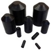 3/4" Heat Shrink End Cap - 1 Piece - Black