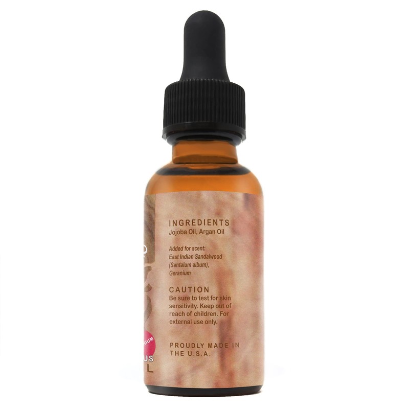 Indian Sandalwood Plus Geranium Beard Oil (1 oz.)