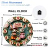30cm Round Glass Wall Clock as a Thoughtful Gift for