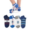 LEON D'ORO Socken für Kinder, Baumwolle, Schottlandgarn, 4 Paar, leicht