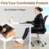 StrongTek Ergonomic Rocking Foot Rest for Under Desk, Adjustable Foot