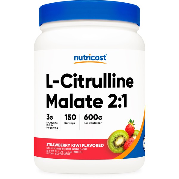 Nutricost Nutricost L-Citrulline Malate 2:1 (600 Grams) (Strawberry Kiwi)