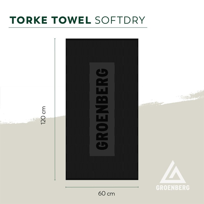 GROENBERG Torke Camping Towel Soft Dry Beach Travel Bath Towel