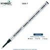 5888 Black Fine Ceramic Rollerball Refills (3 Pack)