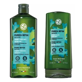 Yves Rocher Kit Pureza Detox Shampoo + Acondicionador