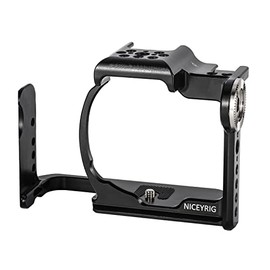NICEYRIG Cage for Sony Alpha 7 IV / 7R IV (A7IV / A7RIV) Full-Frame Mirrorless Camera, Professional Video Cage Rig - 505
