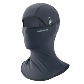 ROCKBROS Face Cover, Cooling Feel, Balaclava, UV Protection, Breathability, Sweat Absorbent, Quick Drying, Comes with Glasses Holes, Balaclava, Bicycle, Running, Jogging, Sports, Climbing, Fishing