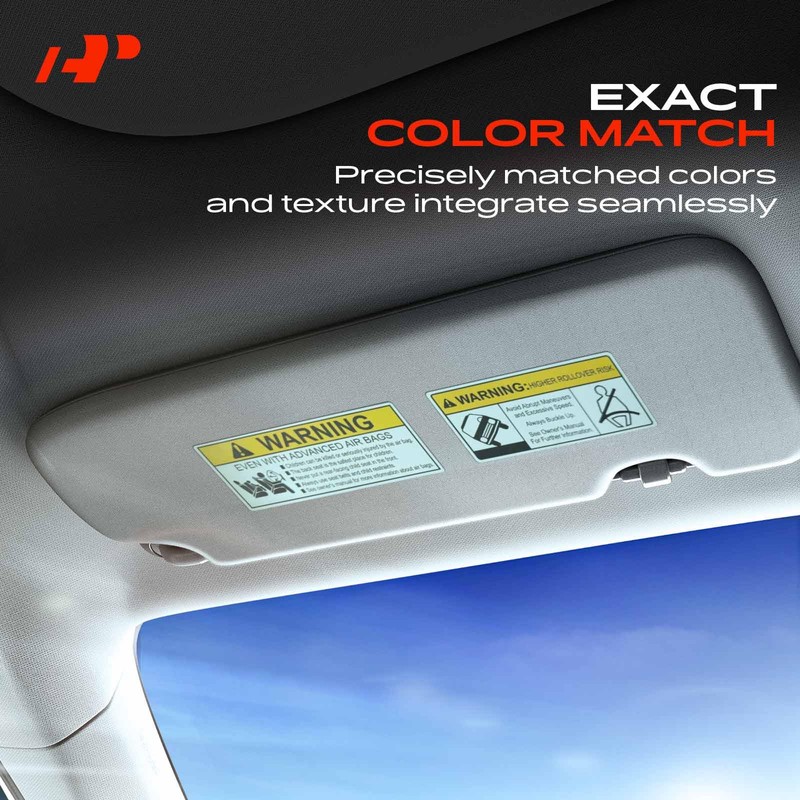 A-Premium Passenger Right Side Sun Visor Compatible with Toyota Highlander