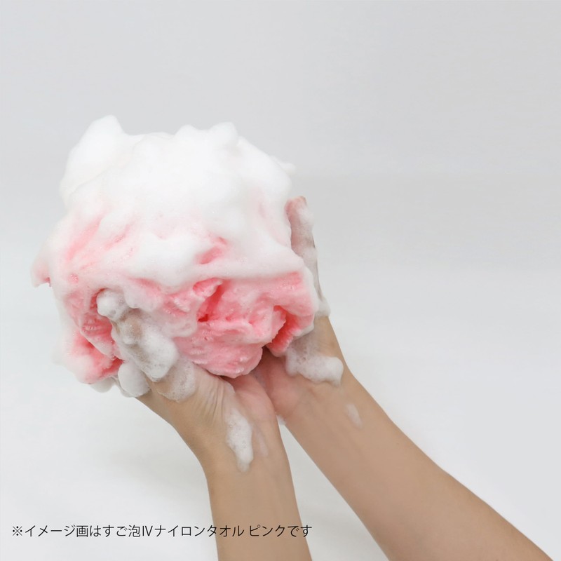 Towa Sangyo Body Towel, Super Foam, Silver Antibacterial, Nylon Towel,