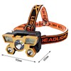 iFCOW Headlights for Forehead, 5pcs LED Headlamp Rechargeable Waterproof Super