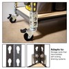 4pc - Storage Rack Caster Wheels (Adapts to Boltless Self