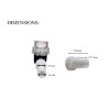 Mitty Dairy Inline filter for cow or goat milking machine