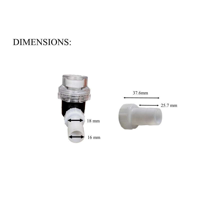 Mitty Dairy Inline filter for cow or goat milking machine