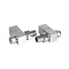 London Taps Square Straight Radiator Valve, Standard 15mm Connection, Chrome