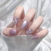 Domiya Nail Tips, 30 Pieces, Ballet, Popular, Nail Stickers, Press-On