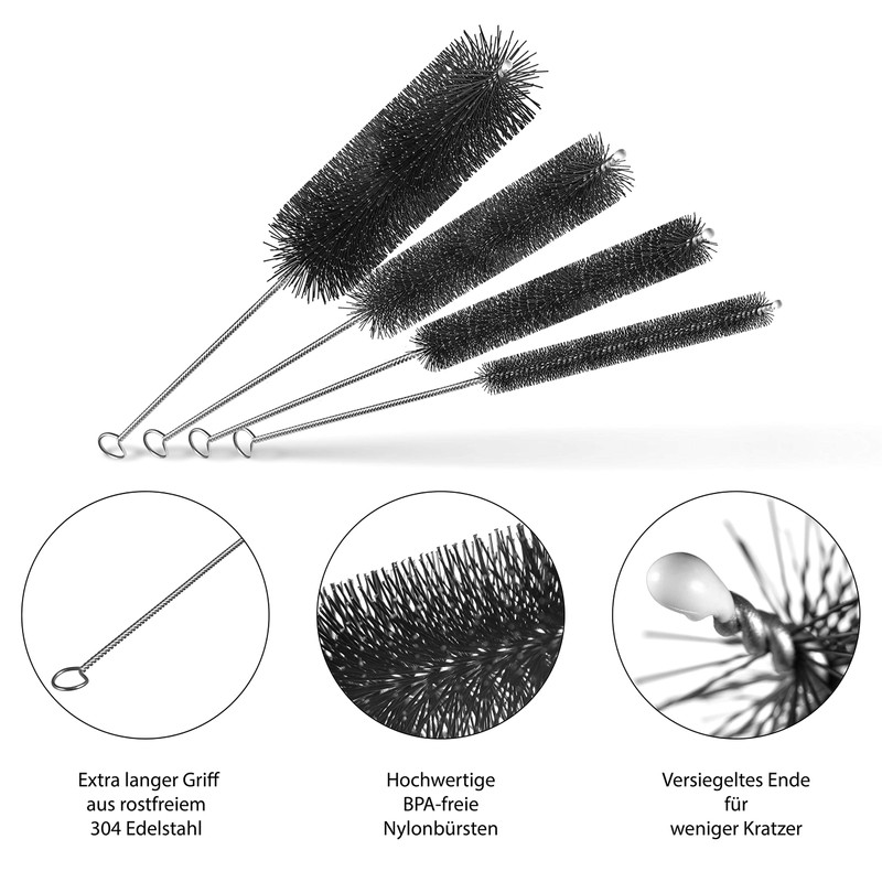 TOOLCORE® Cleaning Brush Set, XXL, Diameter 6 mm, Pack of