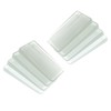 RLECS 8PCS Rubbery Clear Table Shims Door Shims Bookcase Shims
