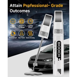 Platinum Gray Metallic LD7X/2R Touch Up Paint Pen for VW Exact Color Match Car Chip and Scratch Repair for Volkswagen Tiguan Atlas Jetta Golf Taos