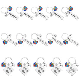 Ximalun 15 Pcs Autism Awareness Gifts Thank You Gifts for Autism Teacher Special Education Teacher Gifts ABA Therapist Appreciation Gifts SPED Teacher Gifts Autism Awareness Month Gifts