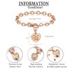 zeqingjw Infinity Heart Cremation Bracelet for Ashes - Stainless Steel