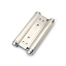 Pair of 8" Heavty Duty Stainless Steel Cafe Saloon Door Swing Self Closing Double Action Spring Hinges